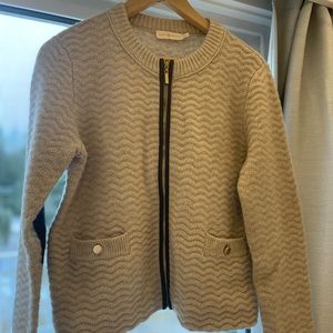 Tory Burch Wool sweater zip-up